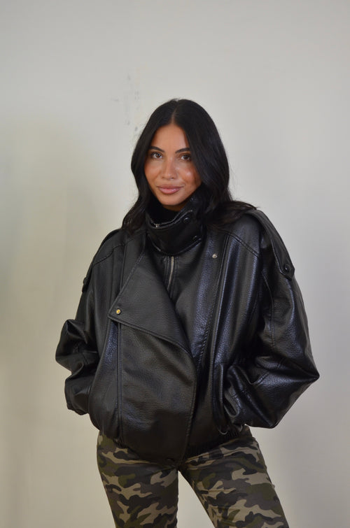 Bomber il ecopelle Rebel