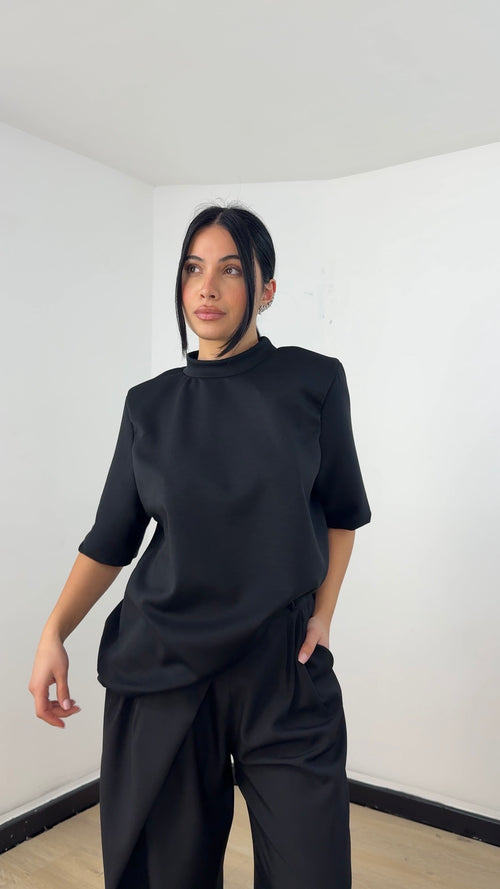 T-Shirt Cuore Nera