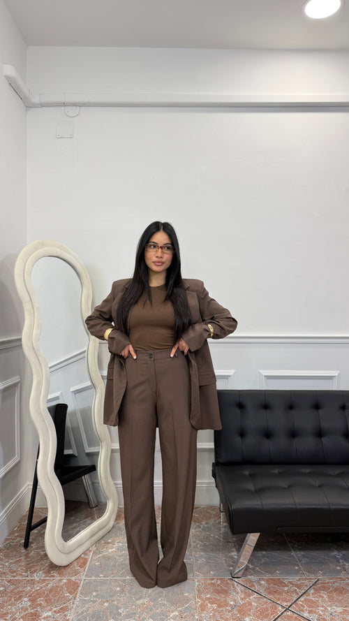 Tailleur Lory Marrone