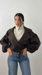 Bomber Wall Street Marrone