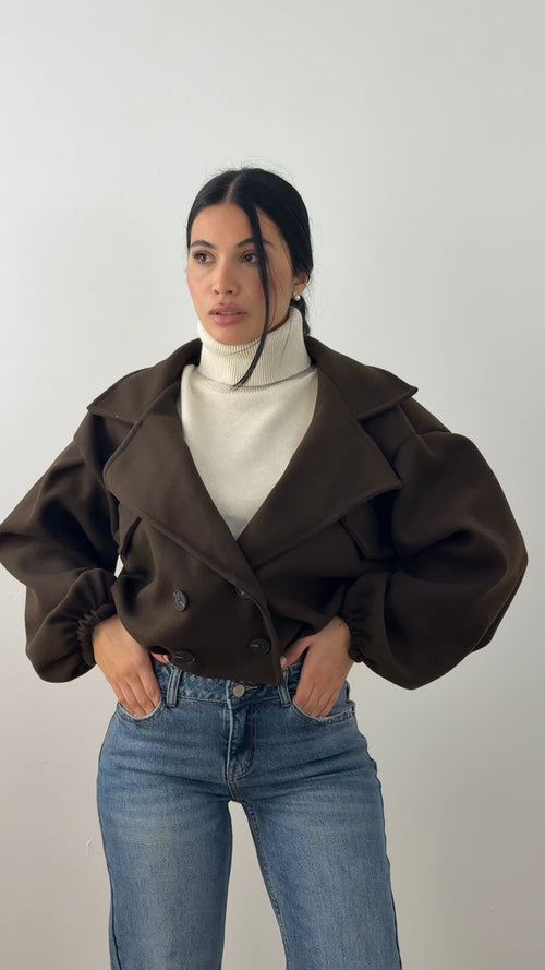 Bomber Wall Street Marrone