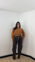 Jeans Wide Chocolate