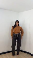 Jeans Wide Chocolate