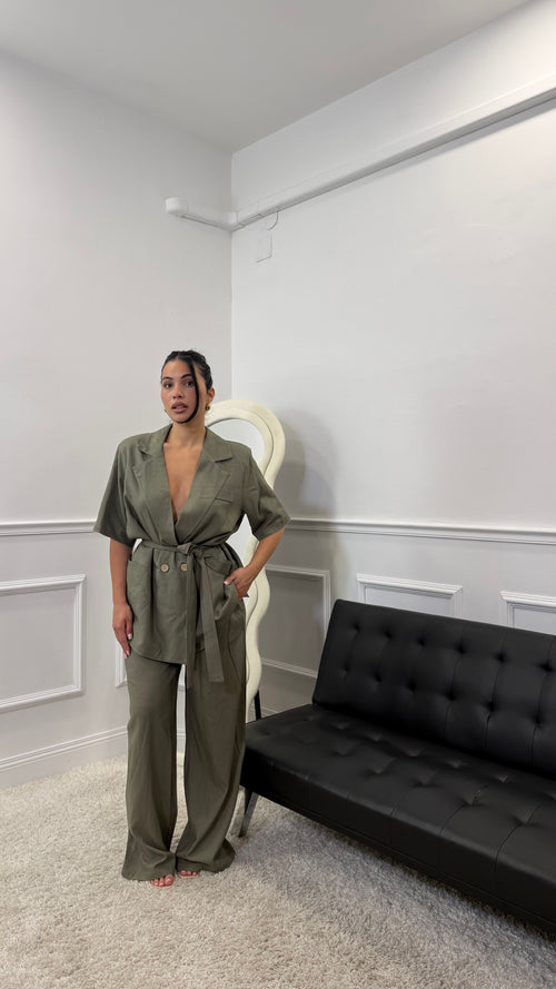 Tailleur Vanity Verde Militare