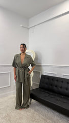Tailleur Vanity Verde Militare