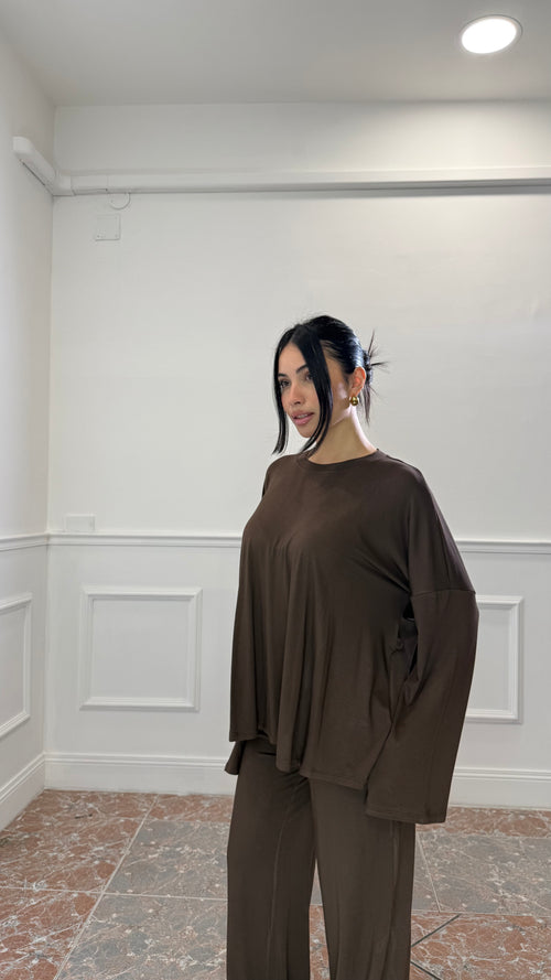 Coordinato Twist Marrone