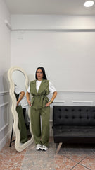 Coordinato Stormy Verde Militare