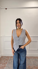 Gilet Basic Grigio
