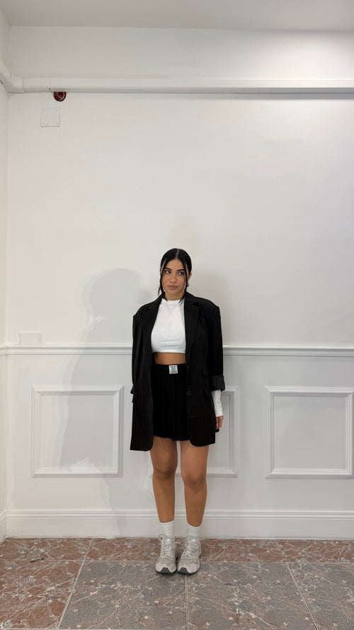 Coordinato Skort Nero