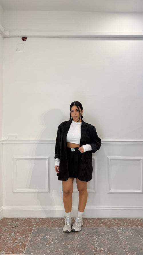 Coordinato Skort Nero