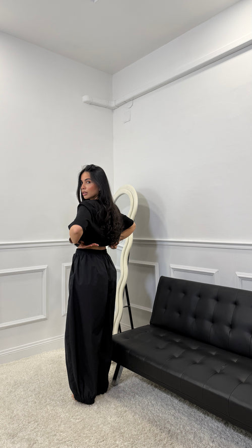 Pantalone Sporty Just West Nero