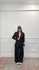 Tailleur Strutturato Nero