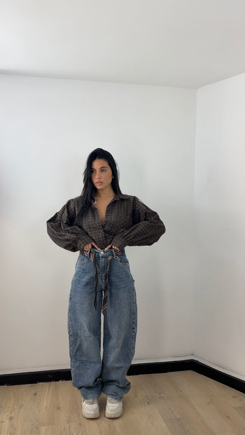 Jeans Cravatta Denim Blu