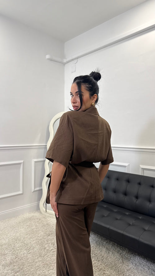 Tailleur Vanity Marrone