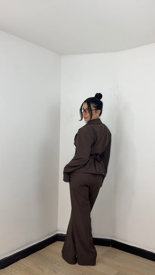 Tailleur Amanda Marrone