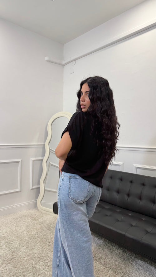 Camicia Minimal in simil lino