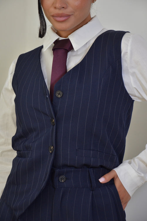 Tailleur Smanicato Gessato