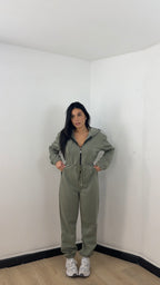 Jump Zip Verde Militare