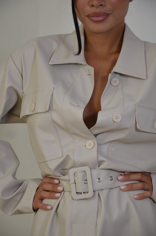 Jumpsuit in ecopelle