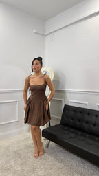 Mini Dress Dolly Marrone