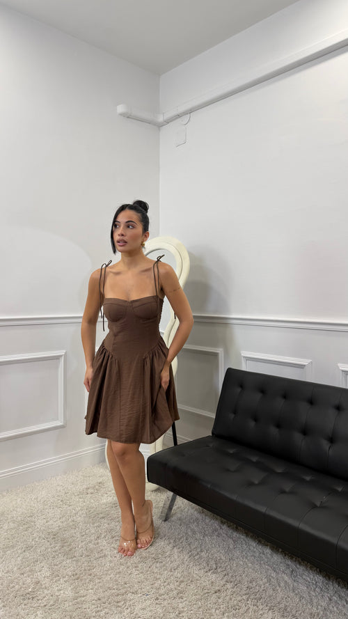 Mini Dress Dolly Marrone