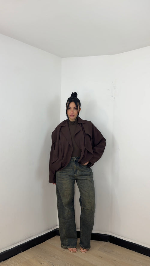 Bomber Trench Boston Marrone