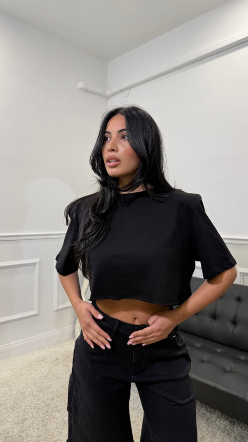 T-Shirt Crop Just West