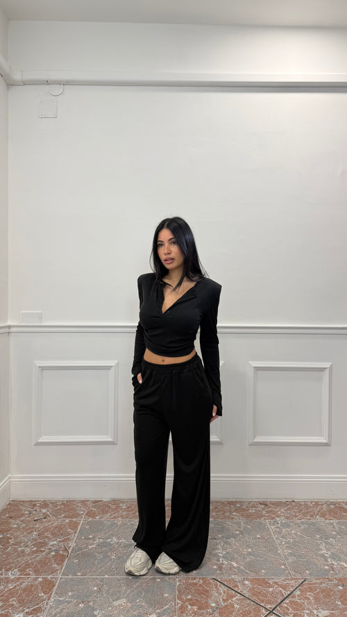 Coordinato Botton Mood Nero