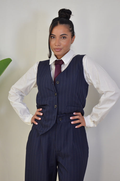 Tailleur Smanicato Gessato