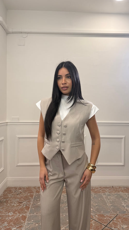 Tailleur Classy Gilet Fango