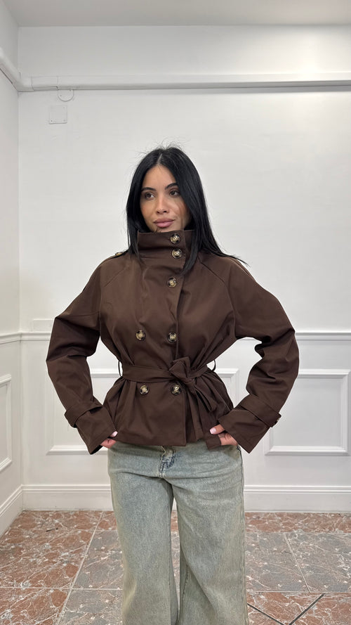 Trench New York Marrone