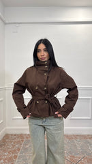 Trench New York Marrone