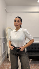 Polo in Filo Bianca
