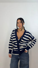 Cardigan Berton Blu Navy