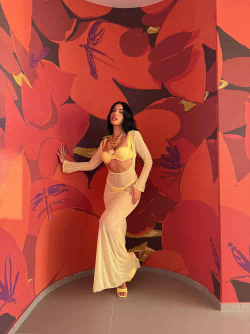 Set Bikini Thaiti Giallo