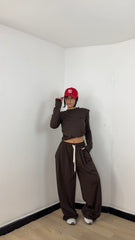 Coordinato Cola Marrone