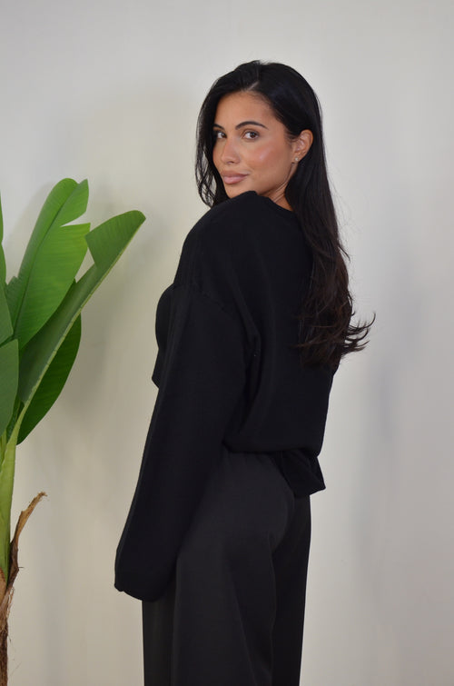 Pull Over con bottoncini