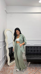 Pantalone in Satin