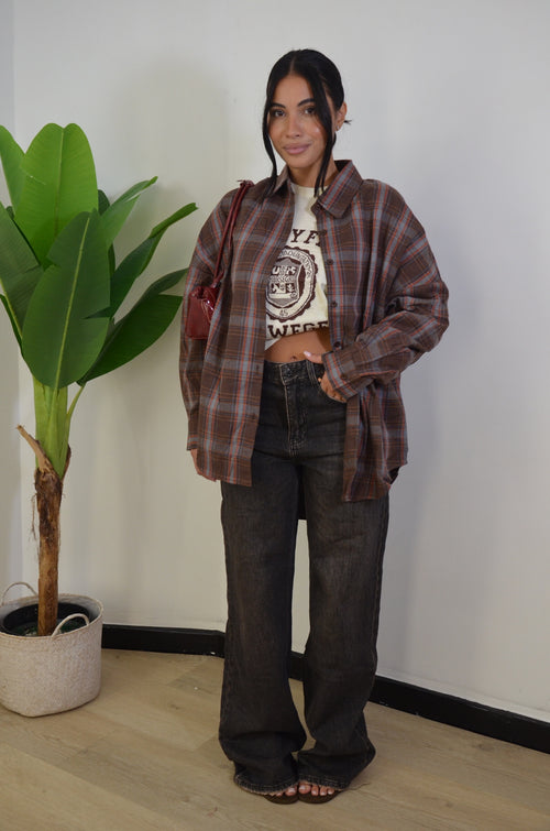 Jeans Wide Leg Vintage Wash