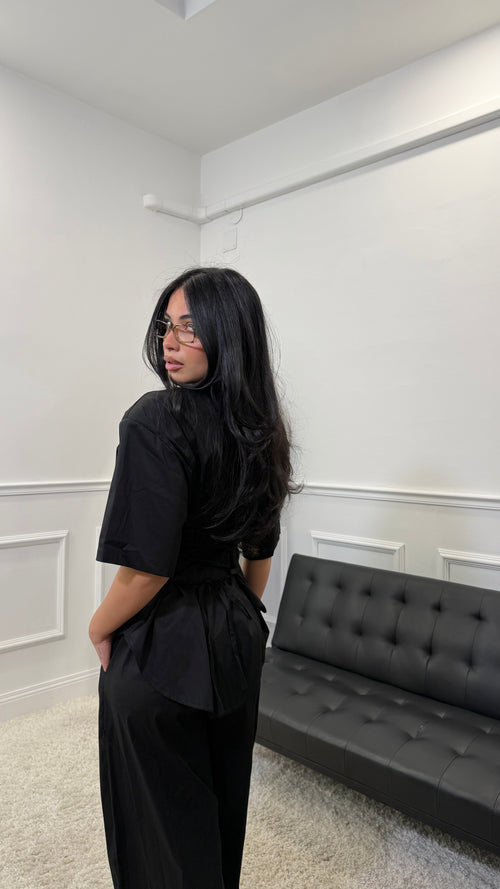 Coordinato Bustier Nero