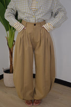 Pantalone pence con coulisse