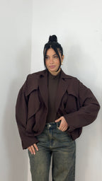 Bomber Trench Boston Marrone