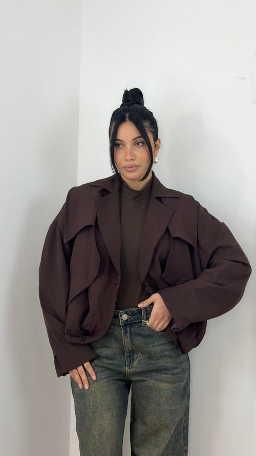 Bomber Trench Boston Marrone