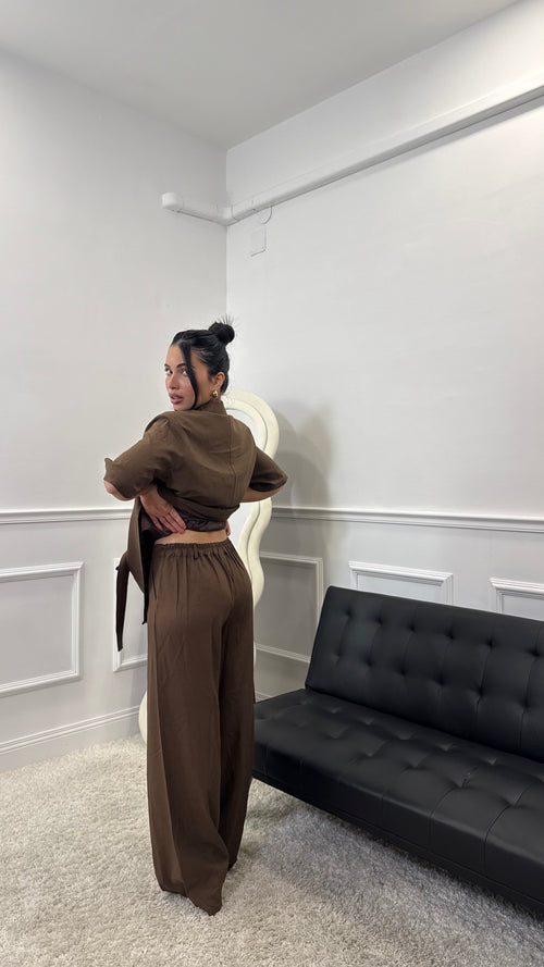 Tailleur Vanity Marrone