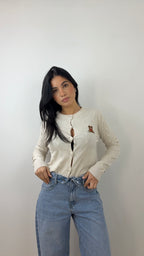 Cardigan Teddy Beige