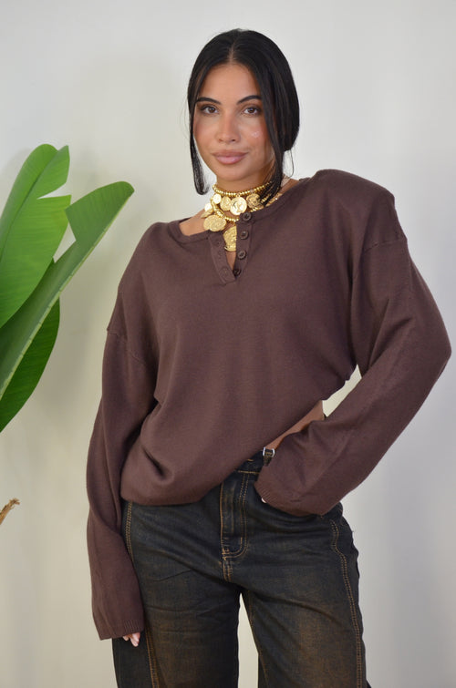 Pull Over con bottoncini