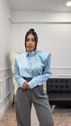 Camicia Elvis Azzurra