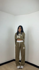 Coordinato College 91 Verde Militare