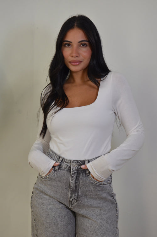Maglia Scollo Quadrato