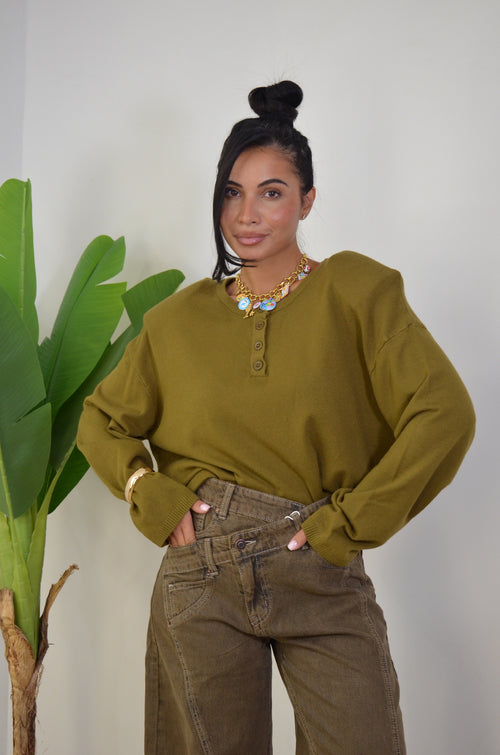 Pull Over con bottoncini